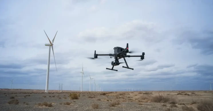 DJI M350 RTK deployed for wind farm inspections