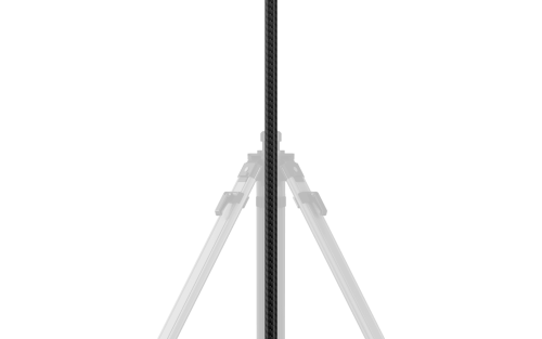 Self-locking Survey Pole